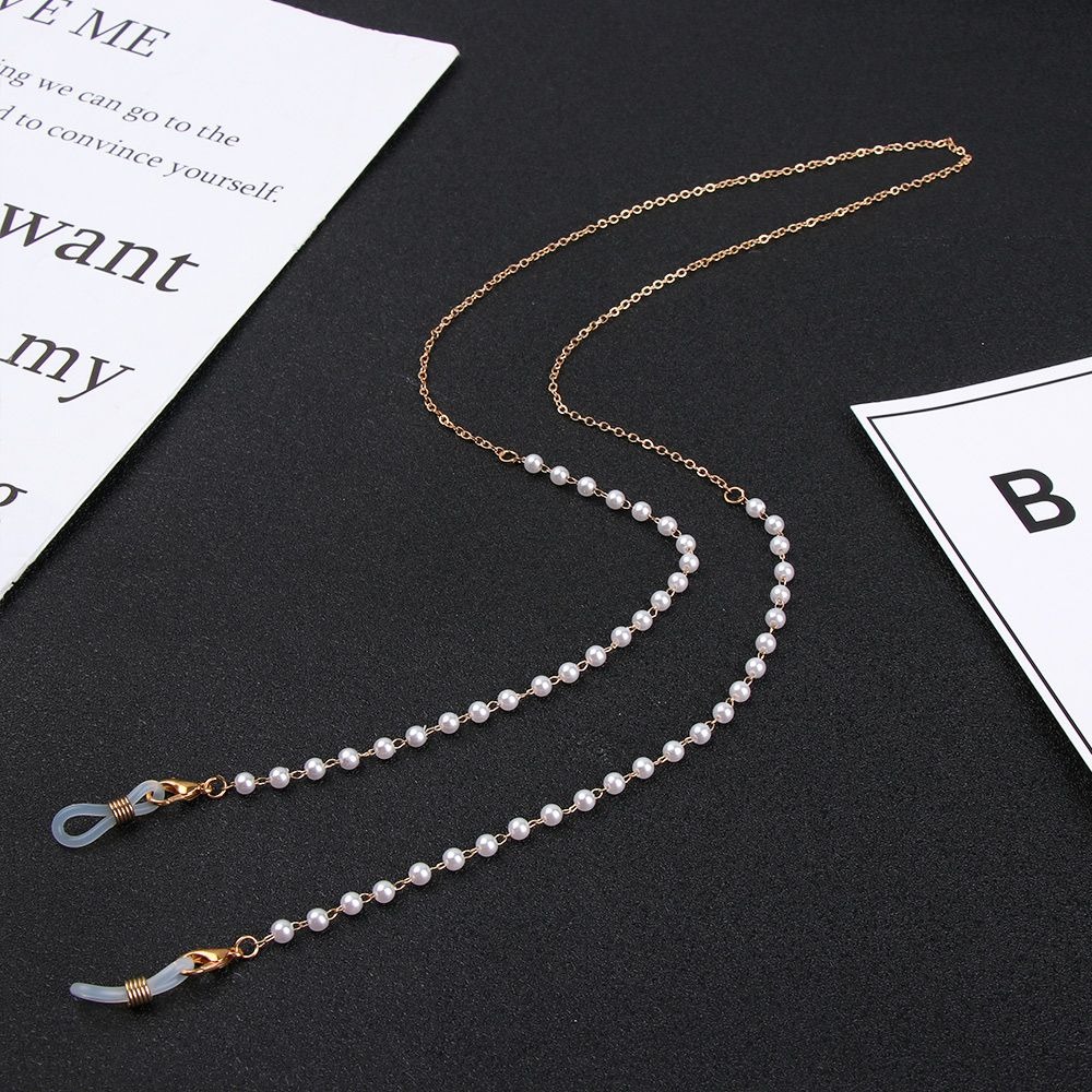 Fashion Flower Beads Eyeglass  - Mask Chain Holder review and price
