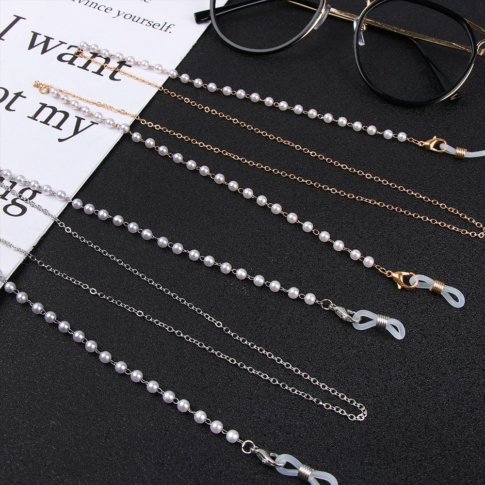 Fashion Flower Beads Eyeglass  - Mask Chain Holder review and price
