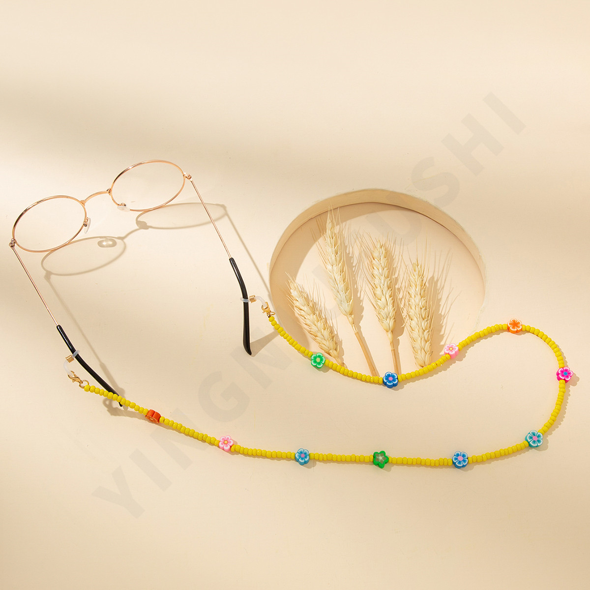 Trendy Crystal Flower Fruit An - Mask Chain Holder review and price
