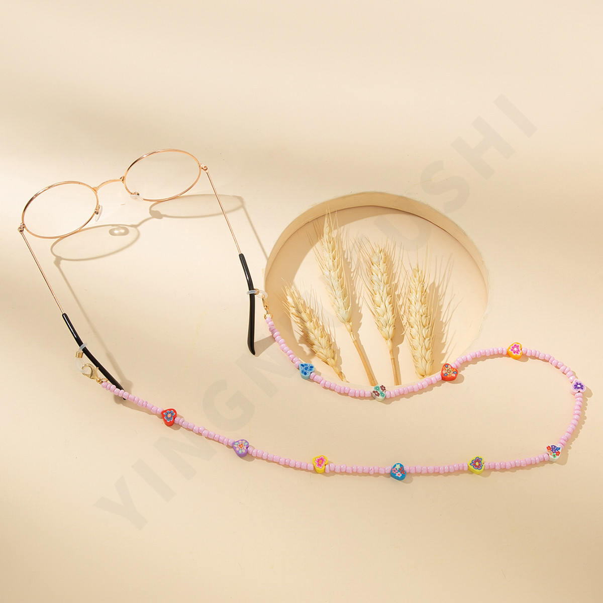 Trendy Crystal Flower Fruit An - Mask Chain Holder review and price